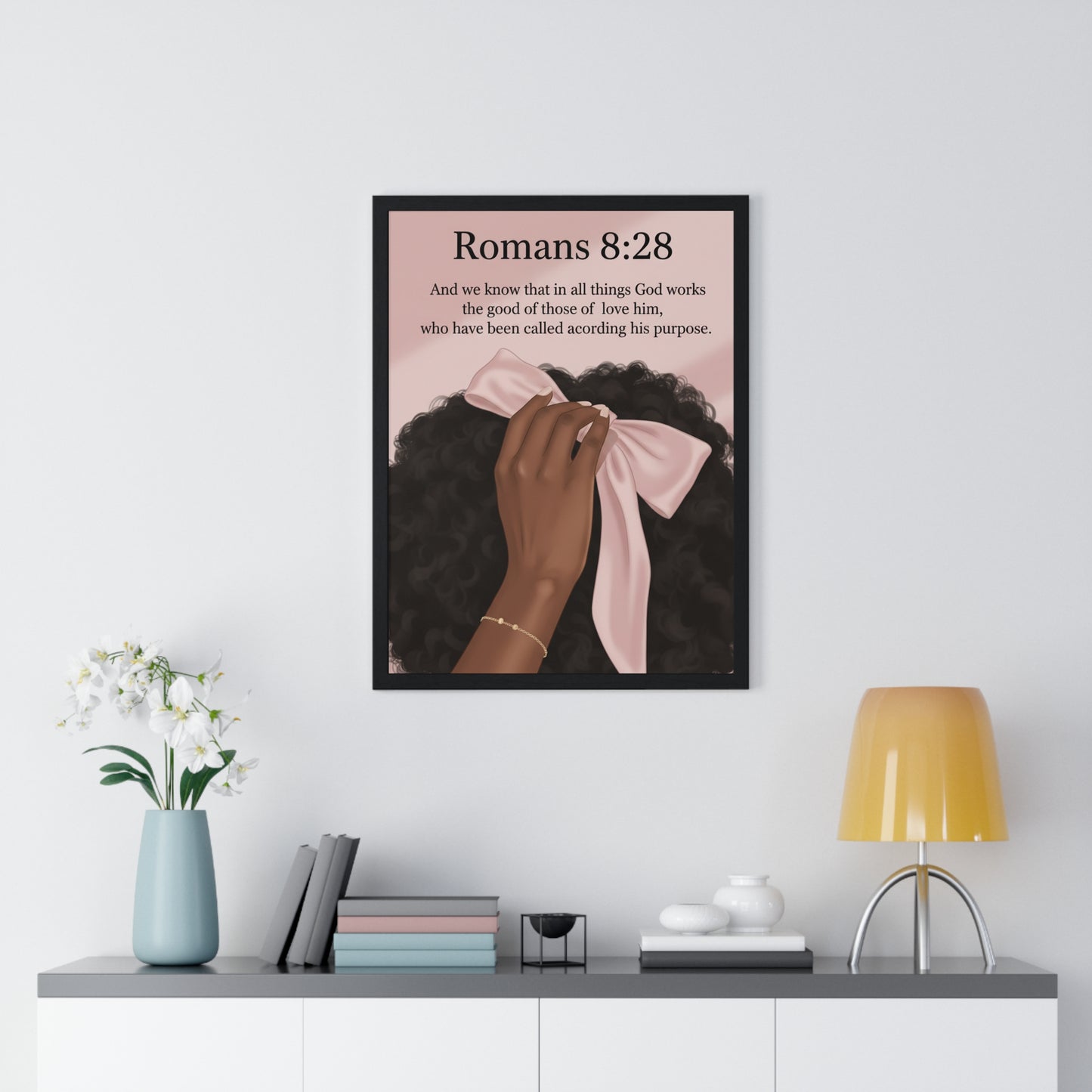 Christian Decor, Home Office Decor, Gift for Women