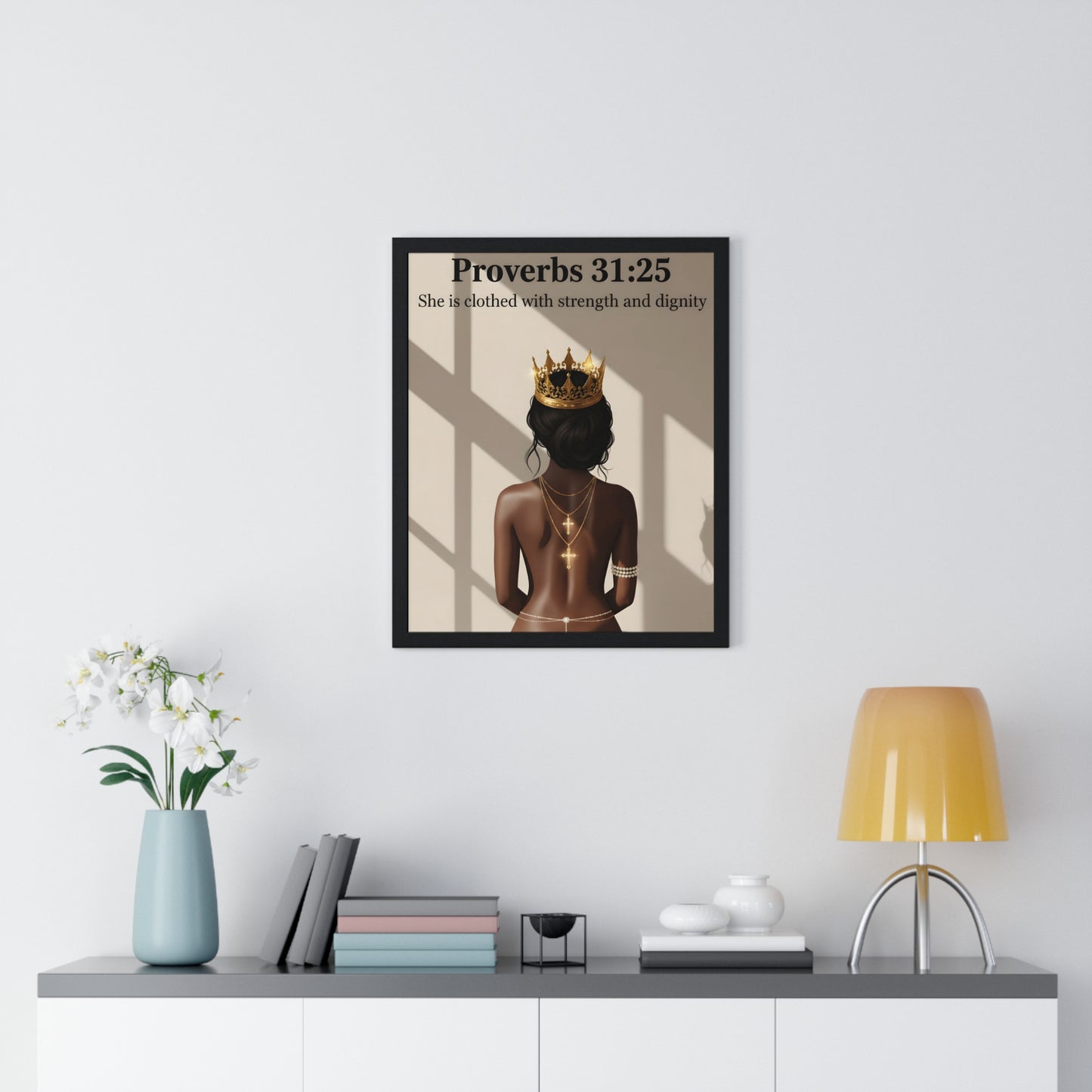 Empowering Wall Art, Proverbs 31:25