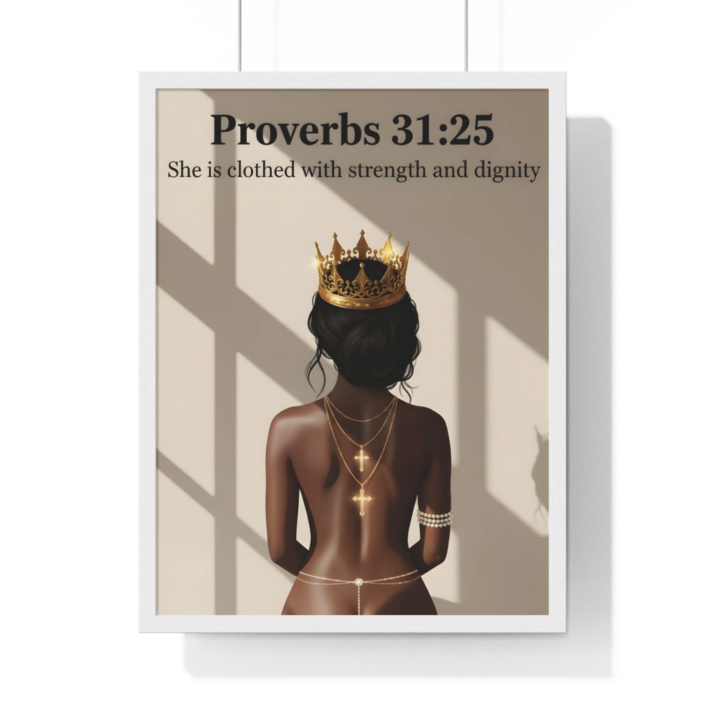 Empowering Wall Art, Proverbs 31:25