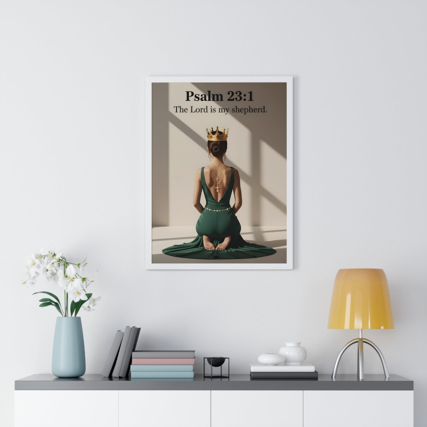 Regal Psalm 23:1 Framed Poster