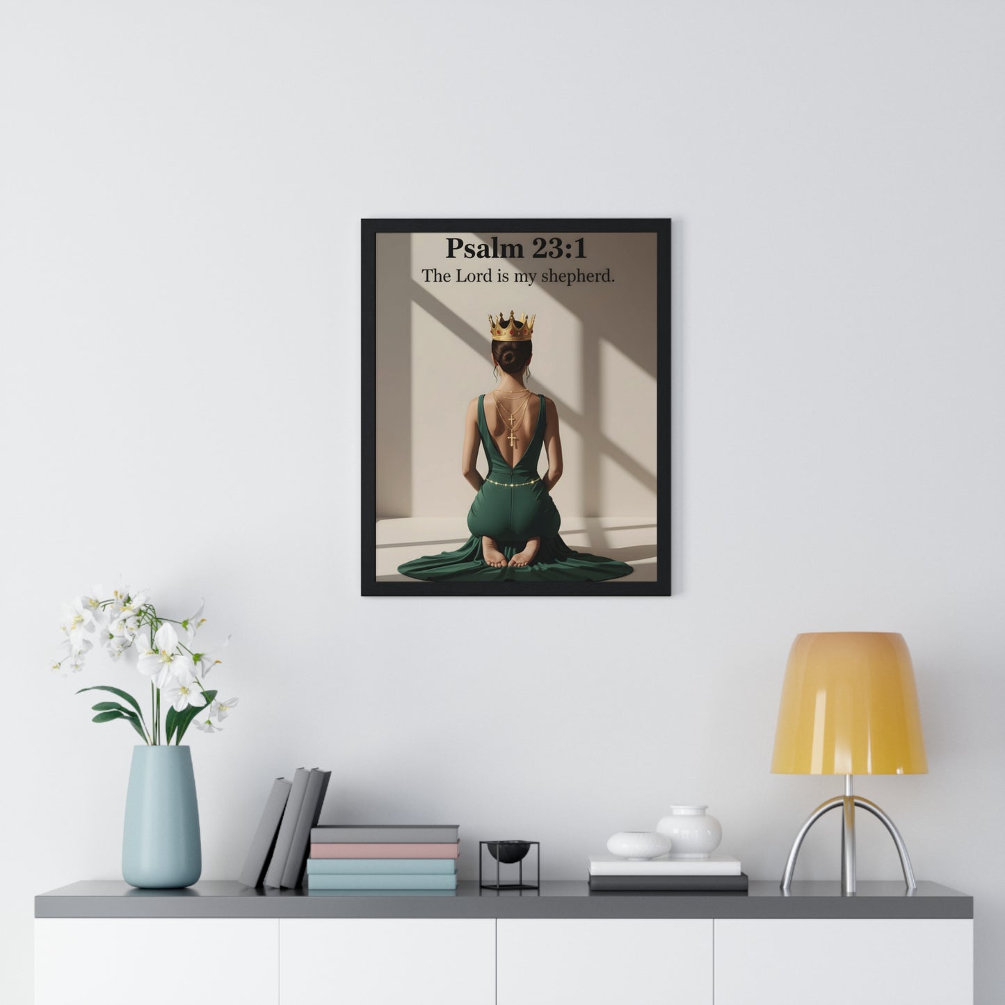 Regal Psalm 23:1 Framed Poster