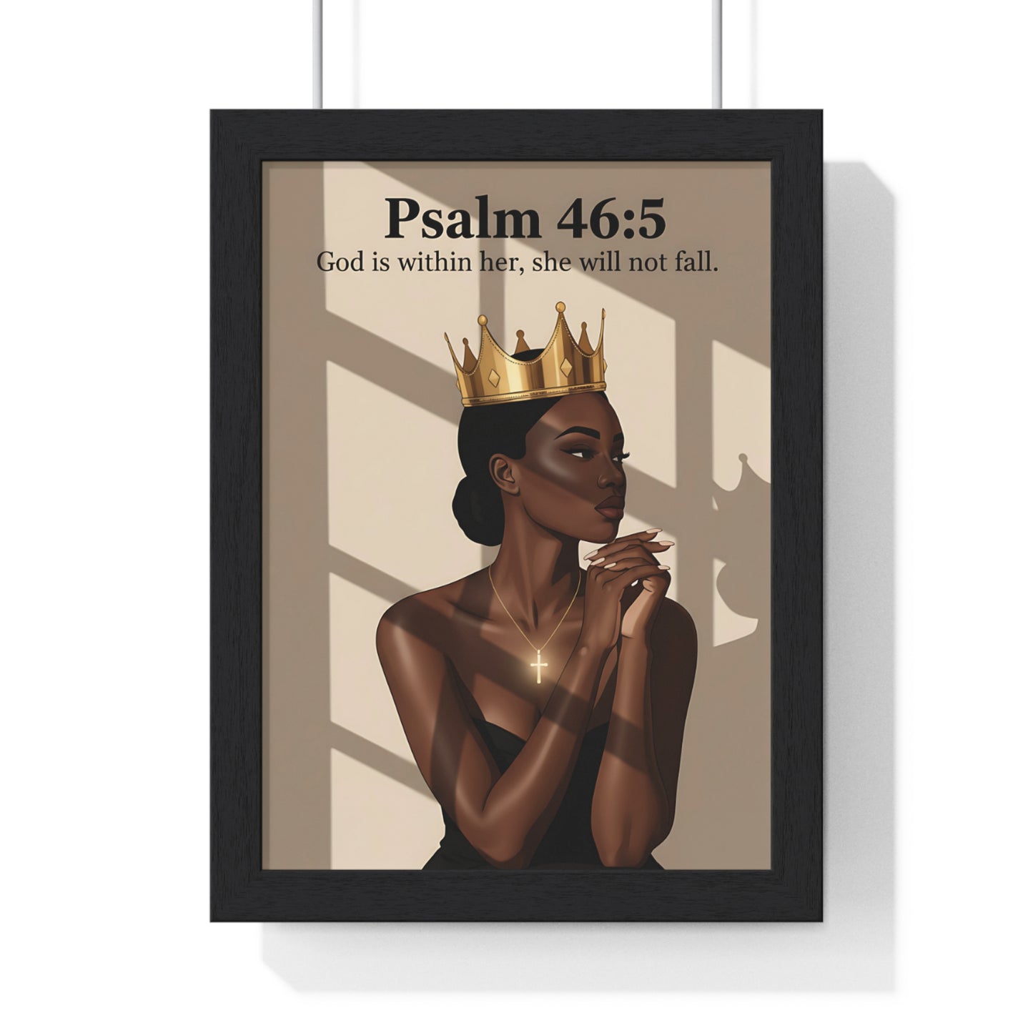 Psalm 46:5 Print, Empowerment Art