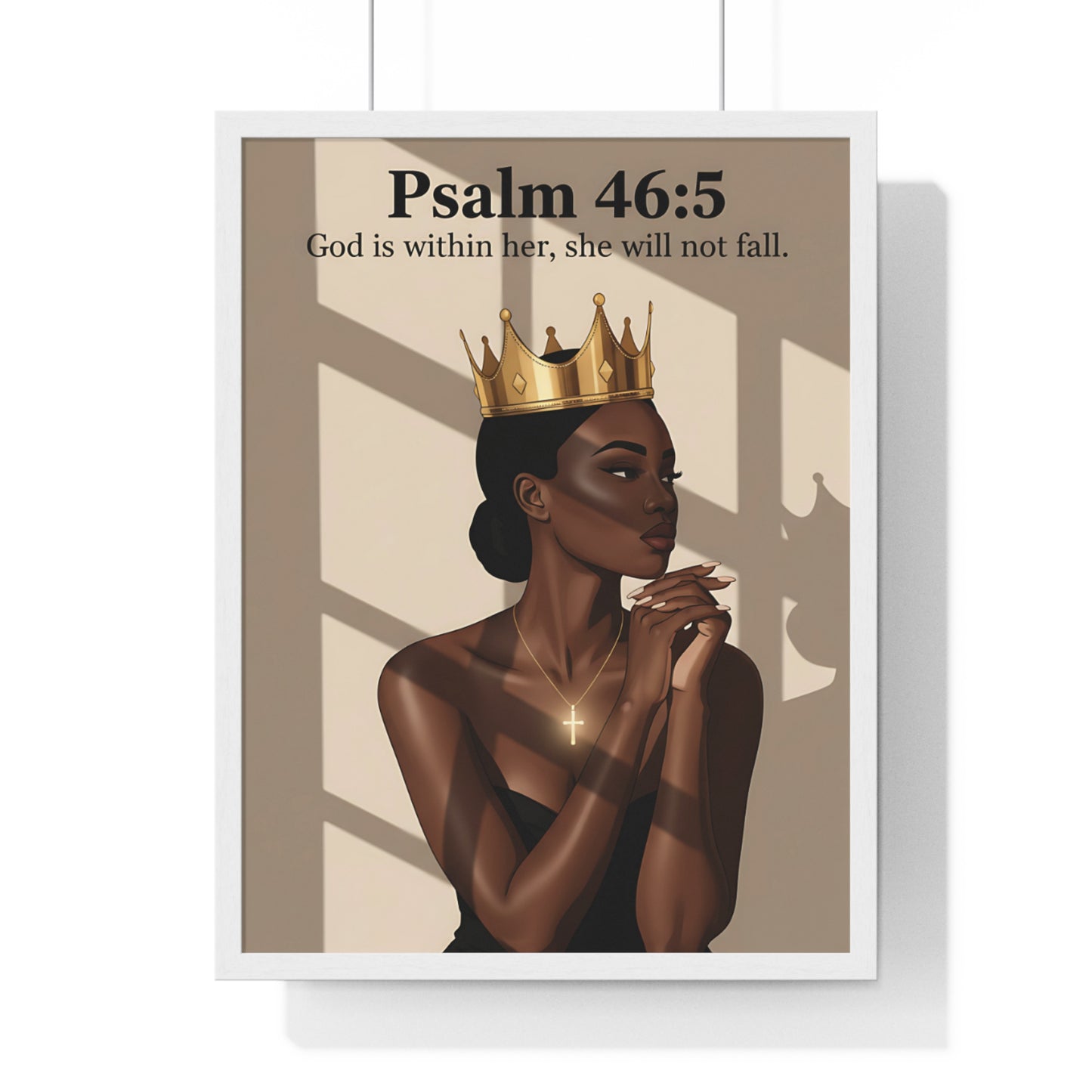 Psalm 46:5 Print, Empowerment Art