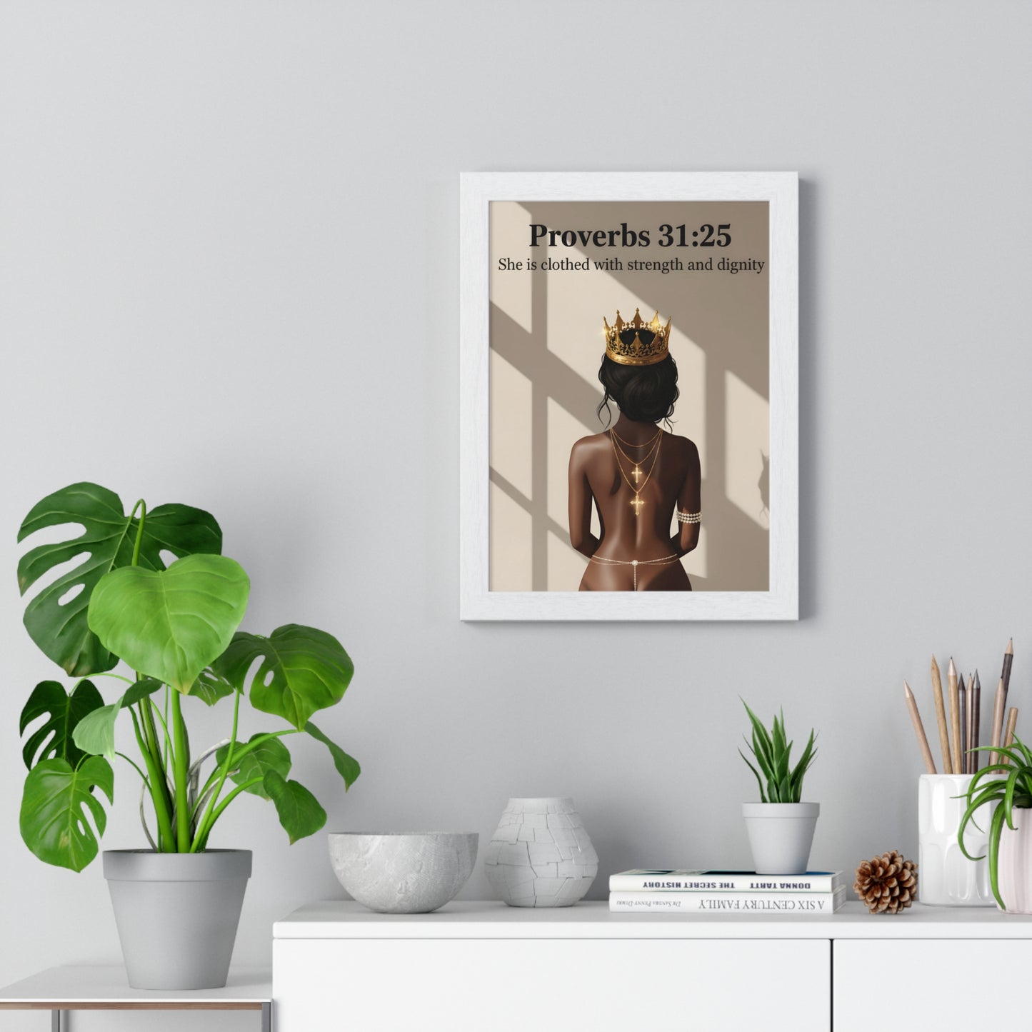 Empowering Wall Art, Proverbs 31:25
