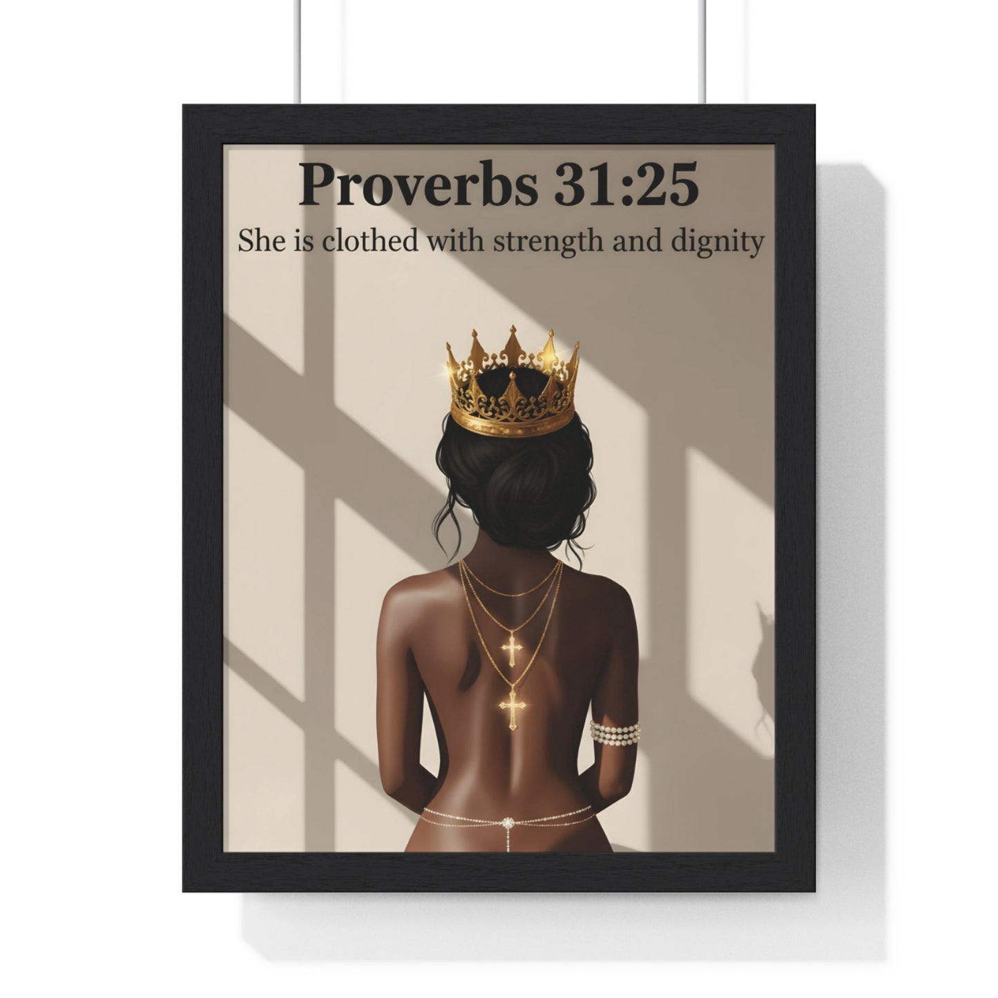 Empowering Wall Art, Proverbs 31:25