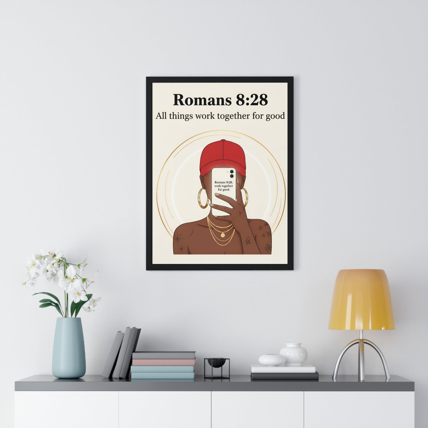Romans 8:28 Art Print