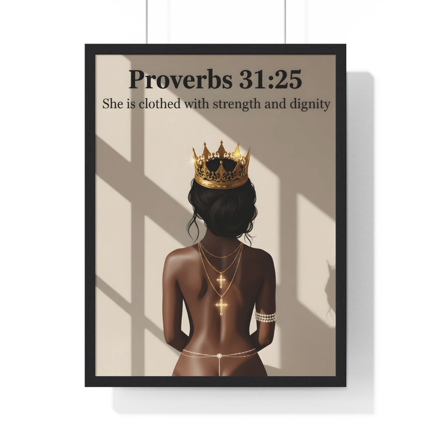 Empowering Wall Art, Proverbs 31:25