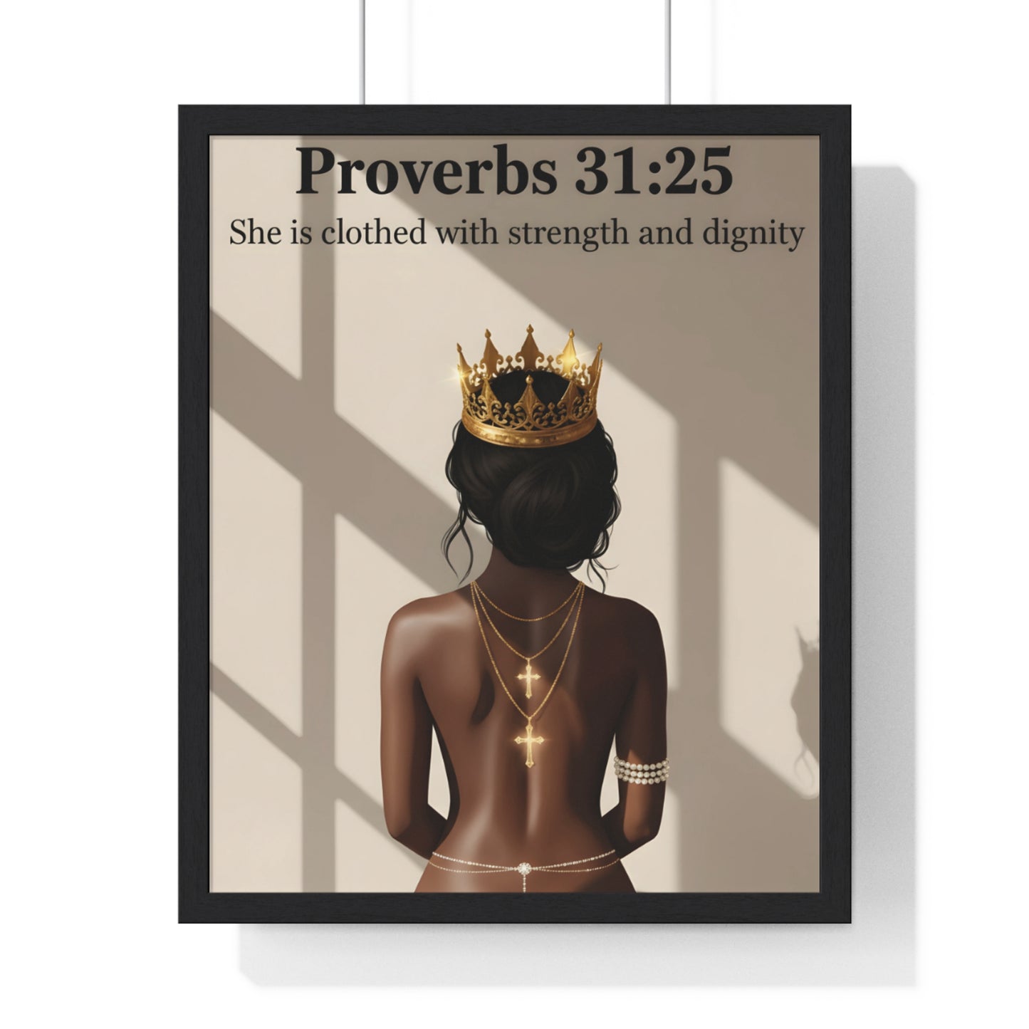 Empowering Wall Art, Proverbs 31:25