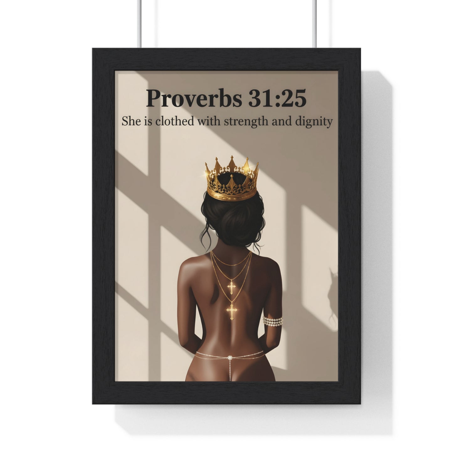 Empowering Wall Art, Proverbs 31:25