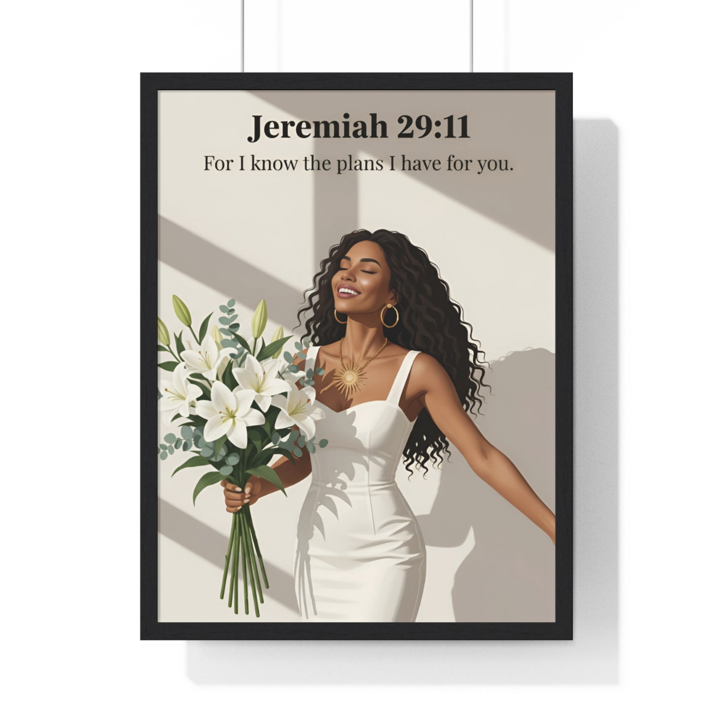 Inspirational Vertical Framed