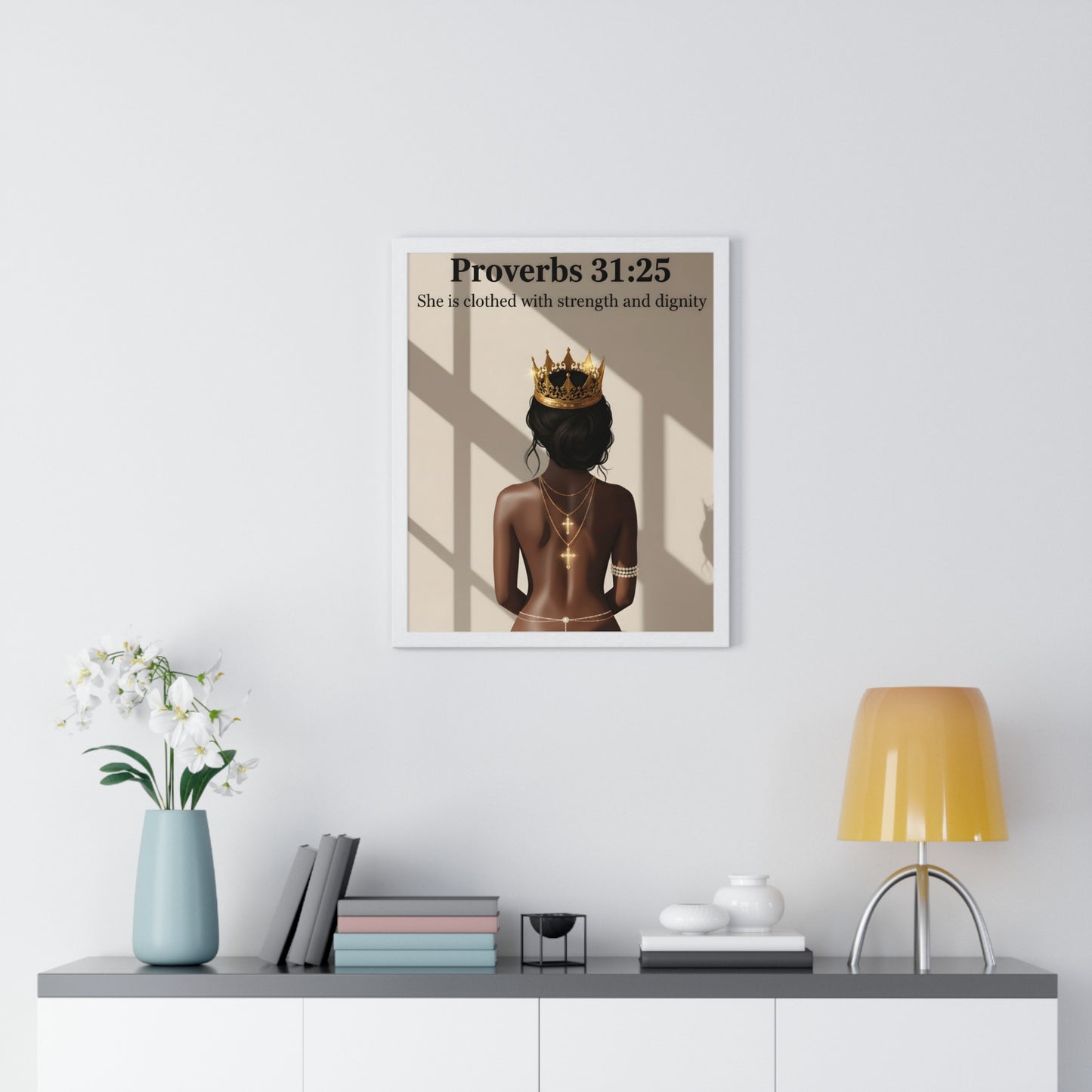 Empowering Wall Art, Proverbs 31:25