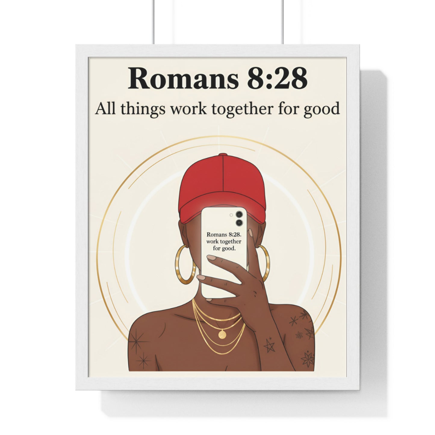 Romans 8:28 Art Print
