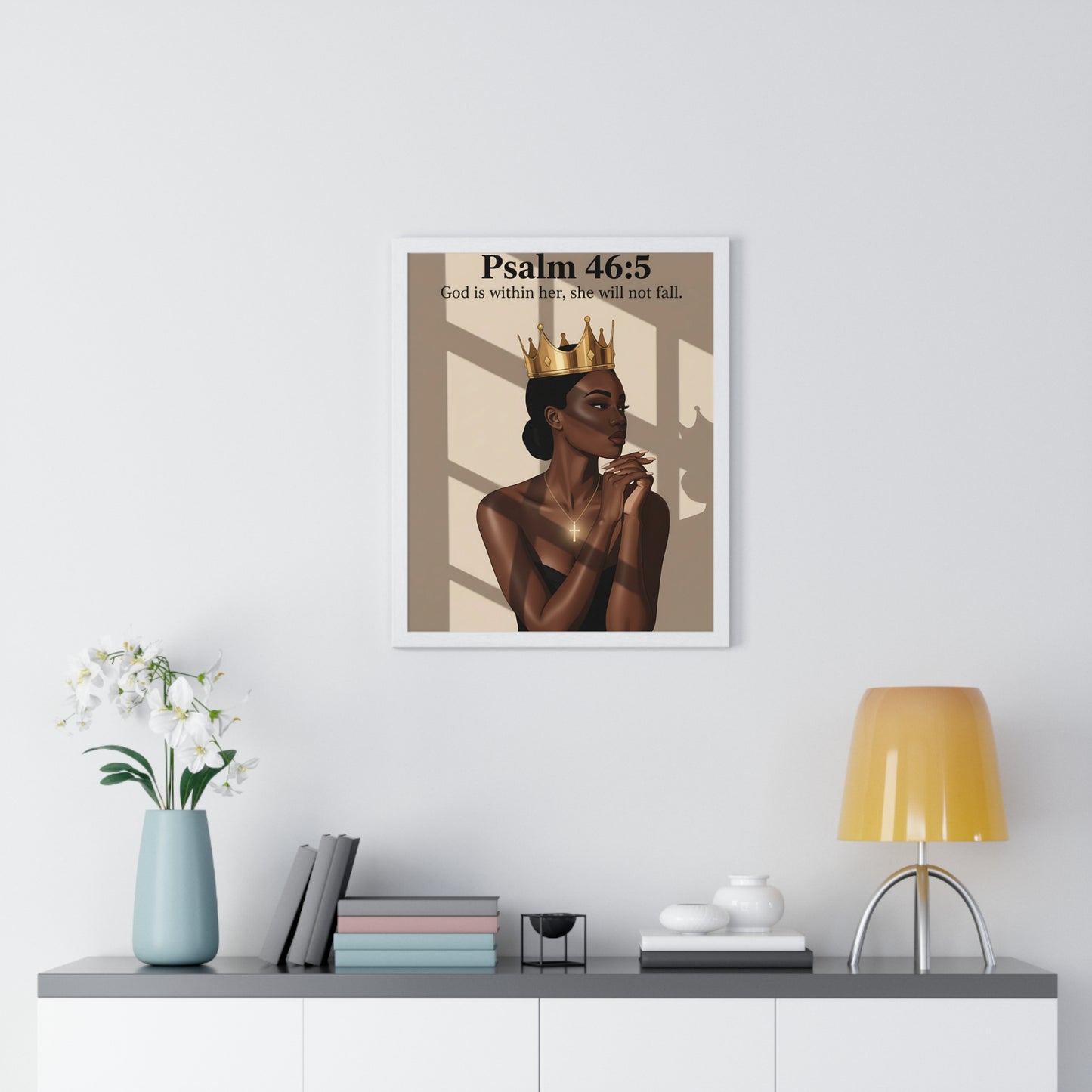 Psalm 46:5 Print, Empowerment Art