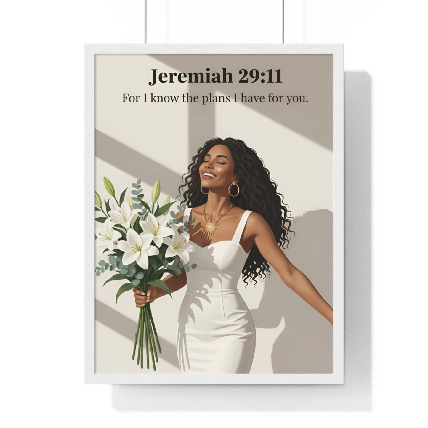 Inspirational Vertical Framed