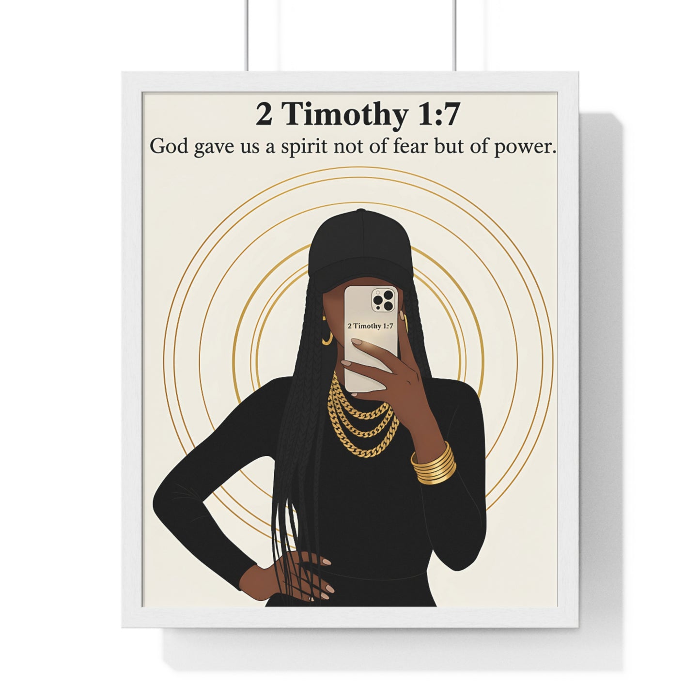 Vertical Framed Poster