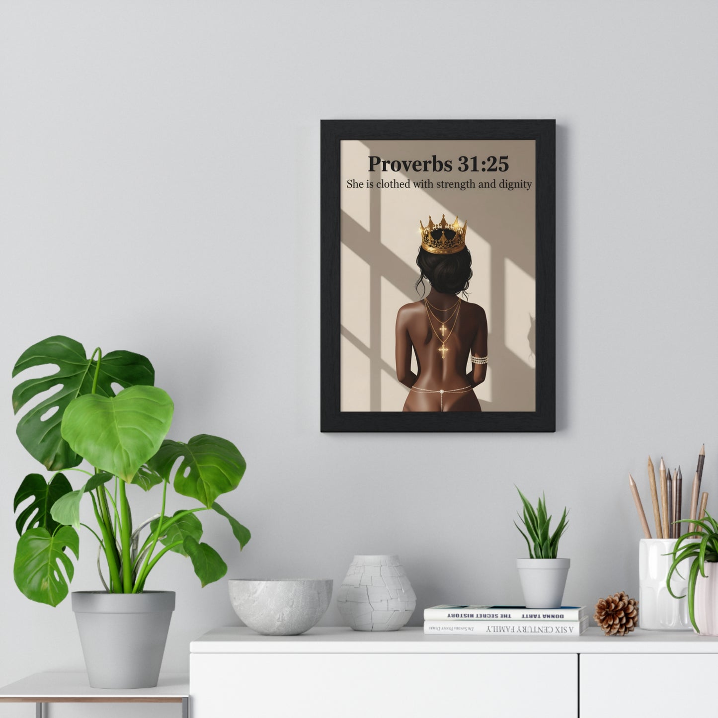 Empowering Wall Art, Proverbs 31:25