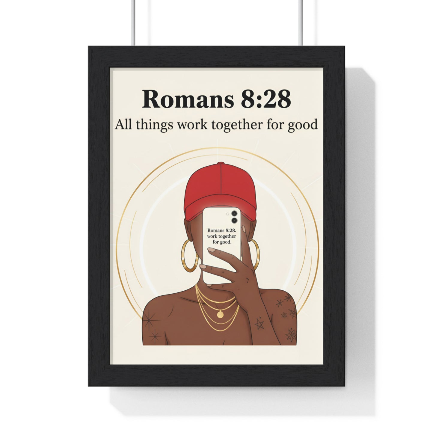 Romans 8:28 Art Print