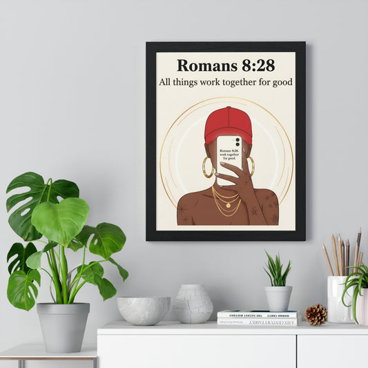 Romans 8:28 Art Print