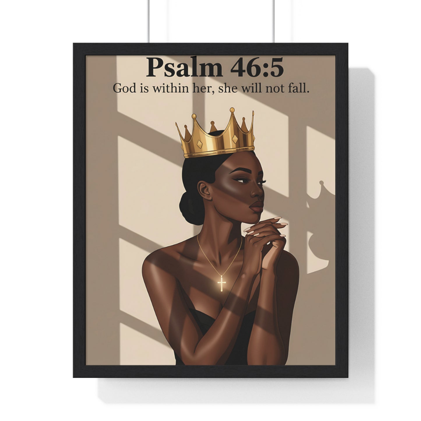 Psalm 46:5 Print, Empowerment Art