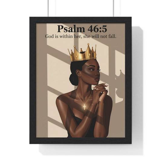 Psalm 46:5 Print, Empowerment Art