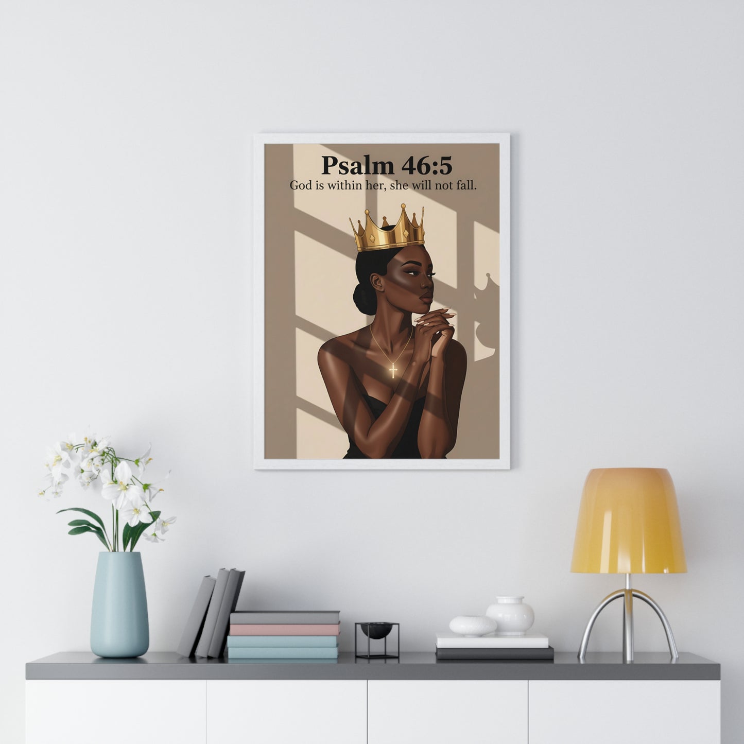 Psalm 46:5 Print, Empowerment Art